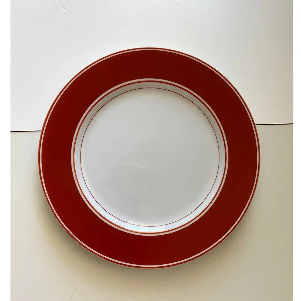 Vintage Fitz and Floyd Dinner Plate, Rondelet Terra Cotta
